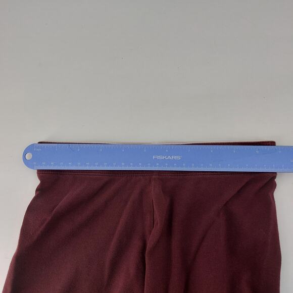 Nike Athletic Leggings Size XS Burgundy Red Gold Print Sport - Picture 12 of 14